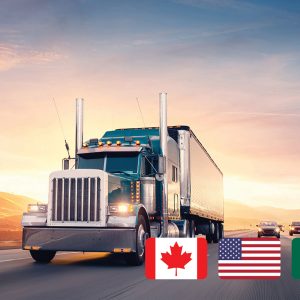 Transporte terrestre entre Canada, Estados Unidos y Mexico