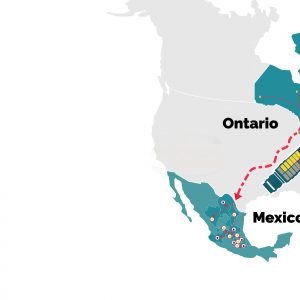 LTL canada Mexico land transport