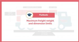 flatbed maximum Freight weight and dimension limits