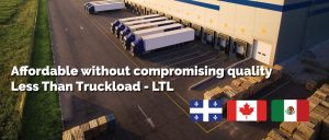 Affordable LTL freight shipments from Quebec and Ontario to Mexico