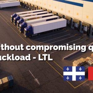 LTL freight shipments from Quebec and Ontario to Mexico