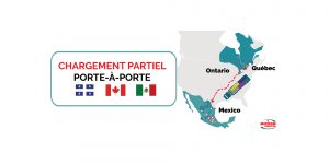Service transport LTL Quebec Mexique