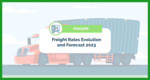 Freight rates evolution and forecast 2023