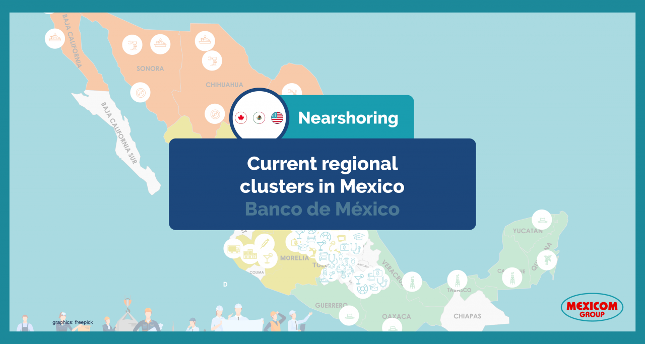 Nearshoring: Current regional clusters in Mexico and their correlation with economic growth