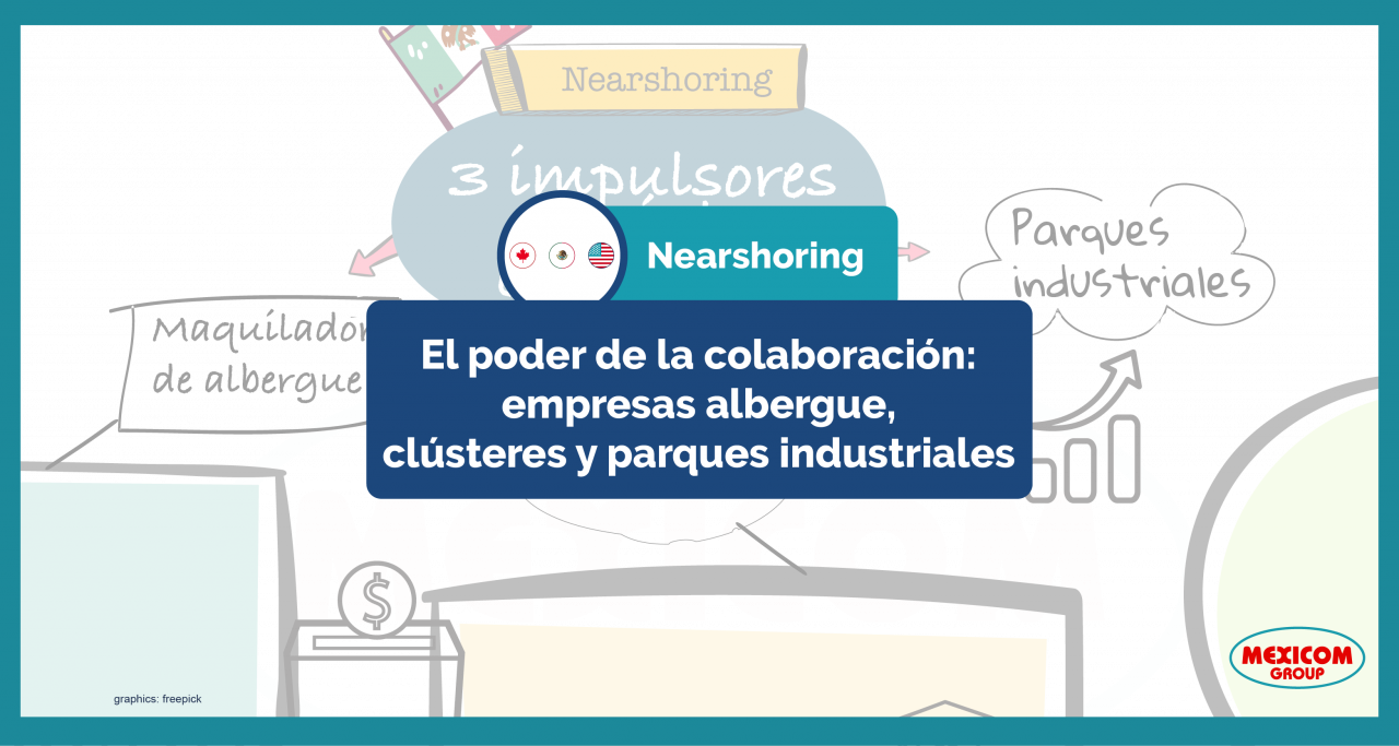 El poder de la colaboración: Cómo las empresas albergues, clusters y parques industriales estimulan el nearshoring en la gestión de la cadena de suministro en México