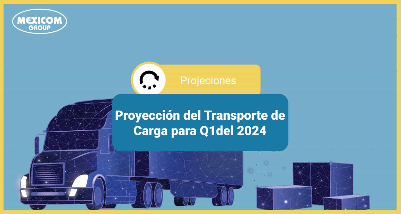 portada de proyeccion del transporte de carga para el primer trimestre del 2024