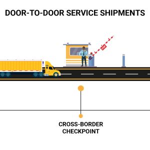 door-to -door service shipment