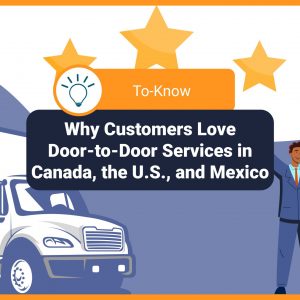 cover door to door services in canada, united state and mexico