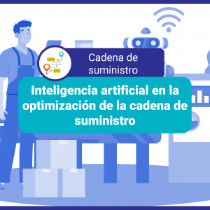 portada de inteligencia artificial en la cadena de suministro