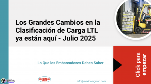 Guía interactiva sobre los cambios en la clasificación de carga LTL