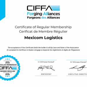 Certificate of Membership to the Canadian