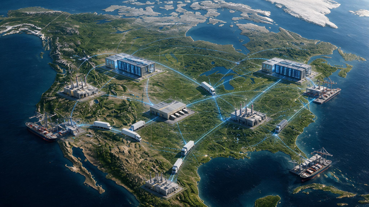 The Physical Supply Chain Behind AI: How Data Centers Are Transforming North America’s Freight, Warehousing, and Manufacturing Sectors