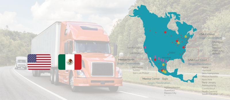 Freight shipping USA-Mexico